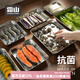 霜山SHIMOYAMA日本進(jìn)口304不銹鋼備菜盤(pán)抗菌料理盤(pán)長(cháng)方形托盤(pán)炒菜配菜盤(pán)子 不銹鋼抗菌托盤(pán)L號