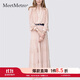 MeetMetro瑪依爾法式仙女連衣裙女2025秋新款高端氣質(zhì)純欲風裙子禮服長裙 藕粉【現(xiàn)貨閃電發(fā)】 M
