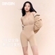 SIINSIIN連體塑身衣女收腹提臀顯身材2025年新款美體辣妹高彈塑形 顯瘦黑 L 【適合101-120斤】