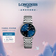 浪琴（LONGINES）瑞士手表 嘉嵐系列 石英鋼帶女表 L45124976