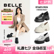 百麗（Belle）柳智敏同款周雨彤明星同款糕點(diǎn)樂(lè)福鞋女商場(chǎng)皮鞋B5G1DCA4 【周雨彤/柳智敏同款】黑色 37 (235mm)