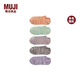 無(wú)印良品（MUJI）男式  余線(xiàn) 5雙裝 運動(dòng)船襪 男士短襪男款隱形襪淺口 DA31CC5S 混色 5雙 M （25-27cm/40-44碼）