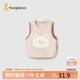 童泰（TONGTAI）嬰兒馬甲春秋寶寶衣服外出兒童上衣坎肩TS41Q095-DS咖色110cm