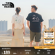 北面（The North Face）【都市經(jīng)典系列】短袖T恤小熊 情侶款男女戶(hù)外圓領(lǐng)25年夏季8F5R QLI/米白色 M /170