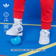 adidas男嬰童FORUM魔術(shù)貼低幫學(xué)步鞋小白鞋阿迪達(dá)斯官方三葉草 白/藍(lán) 25 (145mm)