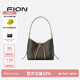 菲安妮（FION）經(jīng)典印花托特包女單肩斜挎包hobo包大容量手提包七夕情人節(jié)禮物 啡/茶【中款】