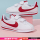 耐克（NIKE）男女童鞋休閑鞋 2025新款秋季魔術(shù)貼低幫小童鞋運動(dòng)鞋子 魔術(shù)貼-白紅 29.5 12C/18cm