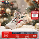 FILA 斐樂(lè )老爹鞋女鞋運動(dòng)鞋圣誕可頌面包鞋休閑鞋男鞋情侶 雪白/雨朦灰色-女款 38