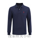 拉夫勞倫（Ralph lauren）polo衫男士長(cháng)袖打底衫輕奢純棉小馬標刺繡t恤美國保羅寬松男裝 寶藍色 L (150-170斤)歐碼偏大