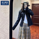 棉致美式復古水洗牛仔外套女春秋2025新款百搭休閑寬松夾克短款牛仔衣 牛仔上衣 S80-95 均碼