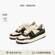 FOOT INDUSTRY 足下工業(yè)「品牌經(jīng)典」90s滑板鞋運(yùn)動(dòng)休閑復(fù)古訓(xùn)練板鞋男女百搭 黑色/米白 43