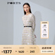 PORTS寶姿女裝春夏新款長袖設(shè)計(jì)感中長連衣裙LM8D052MPS174 米白色印花 L (8)