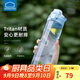 樂扣樂扣（LOCK&LOCK）人魚線塑料運(yùn)動水杯夏天便攜水壺帶刻度提手男女水杯子700ML藍(lán)色