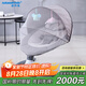 安丹迪（Adandyish）新嬰兒電動搖搖椅 哄娃神器安撫哄睡初生兒禮盒滿月禮物搖籃床 灰