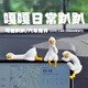 元族可愛(ài)鴨子發(fā)瘋小擺件電腦屏幕裝飾品辦公室治愈顯示屏趴趴工位好物 累嘎了+嘎佐+你真好看