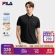 FILA 斐樂(lè )官方領(lǐng)航POLO短袖t恤2025年夏季時(shí)尚休閑涼感上衣男子針織衫