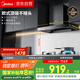美的（Midea）抽吸排油煙機(jī)歐式頂吸式家用自清潔抽煙機(jī)脫排油煙機(jī)CXW-268-T201國(guó)家補(bǔ)貼20%可配燃?xì)庠? title=