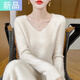 斐特瑪【撤柜精品】羊毛衫質(zhì)感針織打底衫女2025新款春秋冬內(nèi)搭毛衣女士 原絨米 M