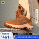 CAT卡特休閑鞋皮鞋男鞋25春新品男士城市輕戶(hù)外機(jī)能風(fēng)低幫單鞋 棕黃色【男】 43