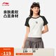 李寧迪士尼米奇聯(lián)名丨短袖T恤女子25新品修身運動(dòng)上衣AHSV800
