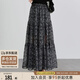 絲柏舍松緊腰半身裙2025春夏新款女裝寬松款顯瘦長(zhǎng)款碎花裙