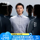 十如仕襯衫男長(cháng)袖高端白襯衣純棉高支免燙抗皺商務(wù)休閑正裝  301 鴿子灰修身版 均碼 41/84【175/96A】