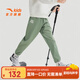 安踏兒童長(cháng)褲男童裝25年秋款時(shí)尚戶(hù)外梭織透氣運動(dòng)褲工裝休閑褲秋裝 迷宮綠-2 165 cm