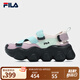 FILA 斐樂官方FRAGOLA女鞋摩登涼鞋夏款厚底瑪麗珍運(yùn)動涼鞋 粉紅沙司/淡水色-SD 39