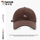 啄木鳥(niǎo)（TUCANO）棒球帽女氛圍感百搭加深寬檐軟頂顯臉小紫色鴨舌帽大頭圍帽子夏季 咖啡色 -新款小狐貍 M （54-58cm）常規頭圍