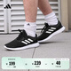 adidas CORERACER隨心暢跑網(wǎng)面休閑跑步鞋男子阿迪達斯官方輕運動(dòng) 黑/白 FX3581   41