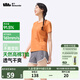 蕉下（beneunder）正肩棉質(zhì)短袖T恤女士25新款輕薄透氣休閑百搭圓領(lǐng)上衣女GP930 薄柿橘 M