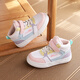回力兒童棉鞋秋冬加絨板鞋男女童運動(dòng)鞋雪地靴 WZ(TH)-2089白粉淺藍34