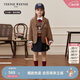 Teenie Weenie Kids小熊童裝25年新款春秋男女童學(xué)院西裝夾克外套 米色 160cm