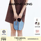Amazing Song乙頌女包[教師節禮物]果籃包單肩斜挎包女時(shí)尚設計感小眾菜籃子包 牛仔藍
