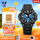 卡西歐（CASIO）太陽(yáng)能情侶日韓腕表防水休閑運動(dòng)夜光學(xué)生開(kāi)學(xué)送禮物送男女友手表 MCW-100H-1A2經(jīng)典三眼百米防水
