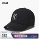 MLB帽子男女軟頂棒球帽運(yùn)動(dòng)遮陽帽鴨舌帽百搭四季3ACPA024N-50BKS-F