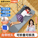 艾文禮午睡墊折疊加厚打地鋪睡墊辦公室小學(xué)生午休墊單人家用榻榻米床墊 【高級灰】5cm厚+防水+收納袋 60x180cm【升級頭枕款】