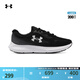 安德瑪（UNDERARMOUR）Charged Rogue 4女子運動跑步鞋跑鞋3027005 黑色001 37.5