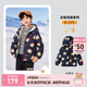 PawinPaw卡通小熊童裝冬兒童羽絨服男童連帽外套保暖加厚 米色/35 110