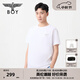 BOY LONDON【簡(jiǎn)約印象】25新款春夏男女同款針織短袖潮流T恤N01254 白色 M