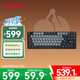 CHERRY櫻桃KC500TKL MX-LP 矮軸鍵盤辦公商務(wù)家用MAC機(jī)械鍵盤極簡(jiǎn)輕薄輕音炫目邊框高顏值 黑色 紅軸