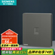 西門(mén)子（SIEMENS）插座面板 電腦電視 弱電信息網(wǎng)線網(wǎng)絡(luò)插座 皓彩系列深灰銀 五類(lèi)電腦插座