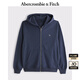 ABERCROMBIE & FITCH男裝女裝情侶裝25春季經(jīng)典小麋鹿運(yùn)動(dòng)風(fēng)寬松連帽衛(wèi)衣KI122-5251 海軍藍(lán) M (180/100A)