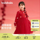 巴拉巴拉童裝女童連衣裙兒童裙子針織網(wǎng)紗2025春裝公主裙新年209125111001