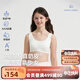 愛慕兒童百搭小奶皮少女發(fā)育內(nèi)衣一階中長背心二階短背心三階交叉美背文胸 二階段-白AJ115E092 160