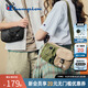 Champion冠軍斜挎包男拼接撞色工裝機能風(fēng)單肩包戶(hù)外潮牌山系配色運動(dòng)包女 卡其色 均碼