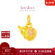 周大福SOINLOVE蜜粉金十里紅妝錦鯉葫蘆吊墜 VR1613七夕禮物