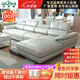 綠林咖【評價(jià)2W+】真皮沙發(fā)客廳沙發(fā)頭層牛皮現代全實(shí)木皮沙發(fā)大小戶(hù)型 雙人位+單人位+貴妃位 進(jìn)口牛皮+衡溫海綿