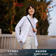 AIGLE艾高超輕休閑夾克經(jīng)典款防潑水UV-C時(shí)尚收腰外套女士上衣 超亮白 BN373 36 (160/84A)