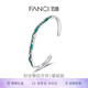 范琦（Fanci）s銀情侶手鐲女時空手鐲鑲綠琺瑯光年系列【時空手環(huán)】新年禮物 時空手鐲錫紙款男